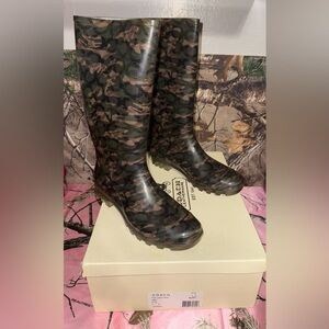 Coach camo ran boots